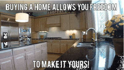 Buying a Home Allows You Freedom To Make It Yours