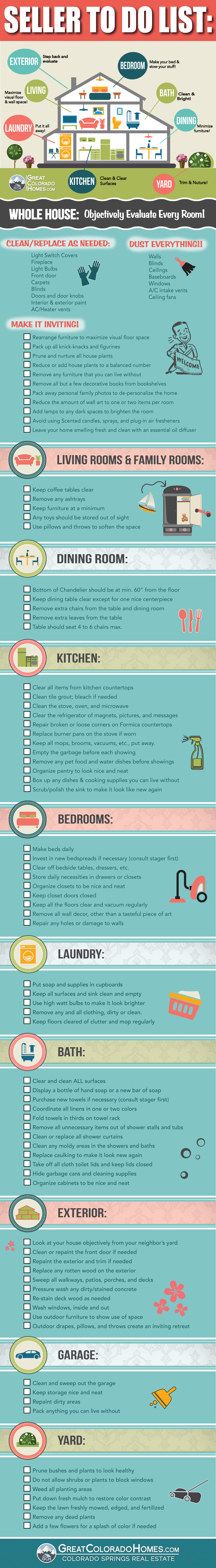 The Ultimate Home Sellers To Do Checklist Infographic